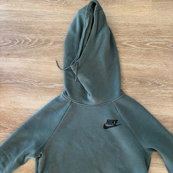Nike Sage Green Funnel Hoodie Small - Picture 3 of 6
